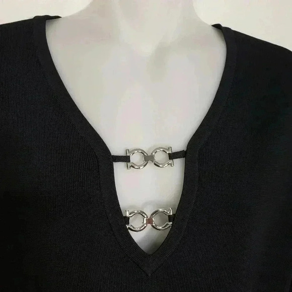 Colette Mordo Top Kit Split Neck Long Sleeve Rayon - Picture 3 of 8